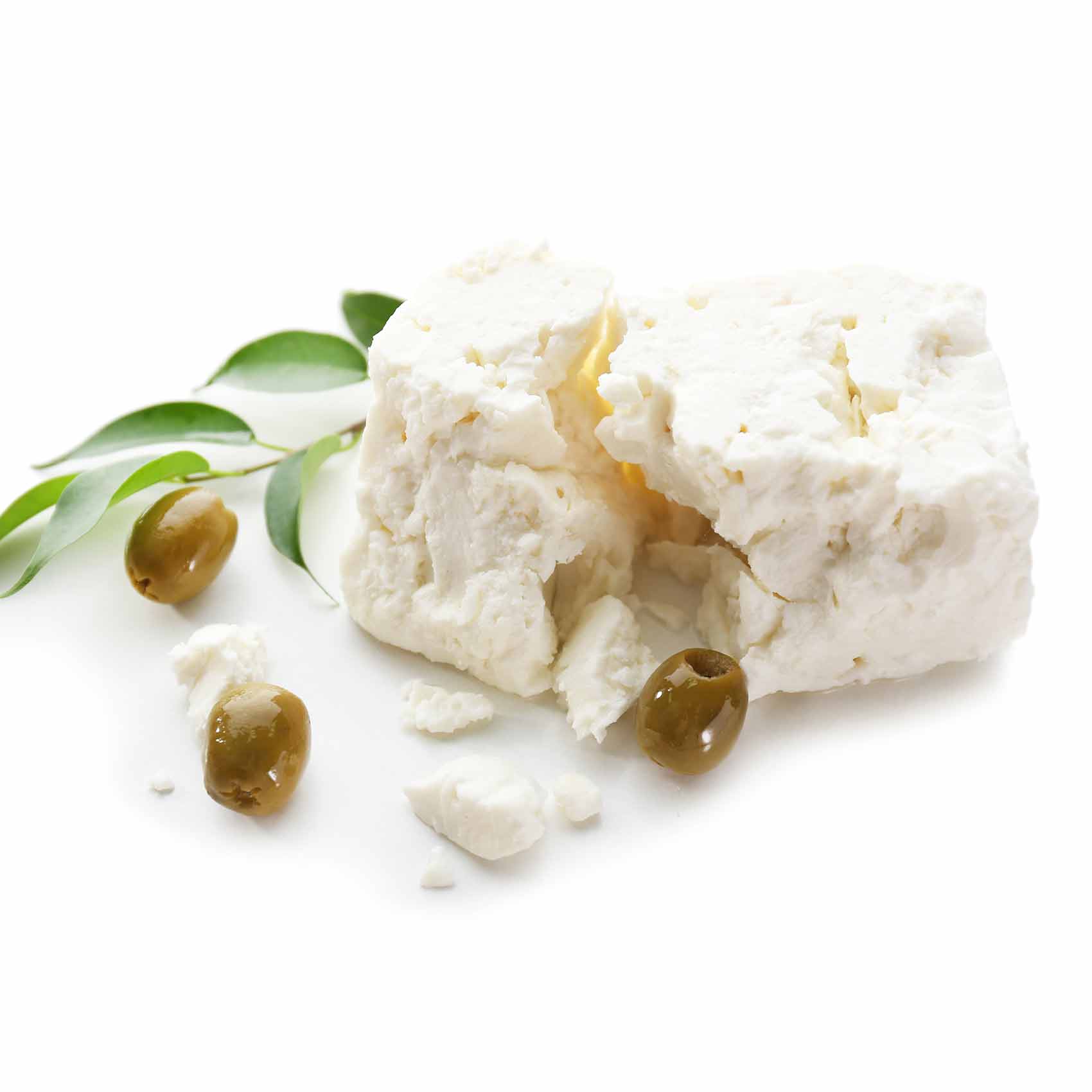 White Cheese With Olives (Perkg)