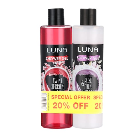 Luna Shower Gel Twist Berries + Rose Milk 20% Off - 500ml