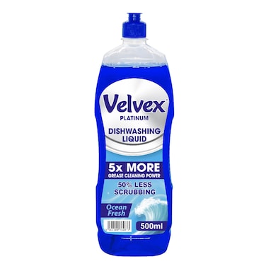 Velvex Dishwashing Liquid Oceanfresh 500Ml