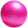 Max Strength Massage Gym Ball With Pump, Birthing Ball Anti Burst, Improves Balance Workout Yoga Ball Pump Inflatable Exercise Ball, Gym Fitness Training Yoga Spiky Spine Massage Ball P-65cm