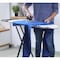 Vibgyor Ironing Board with Cotton Cover, 8mm Pad, DC1979   Steel Frame   Iron Board with Cover Pad   Home Laundry Room Or Dorm Use   Adjustable Height
