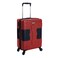 Tach V3 Hardcase Carry-on Luggage - 20 inch Spinner Suitcase With TSA Lock - 2 USB Charging Ports - Water Bottle Holder - Patented Built-In Connecting System - Easily Links 6 Bags - Wine Red