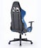 LANNY Gaming Chair High Back Computer Chair JLT2022 Chrome Desk Chair PC Racing Executive Ergonomic Adjustable Swivel Task Chair and Lumbar Support (Blue)