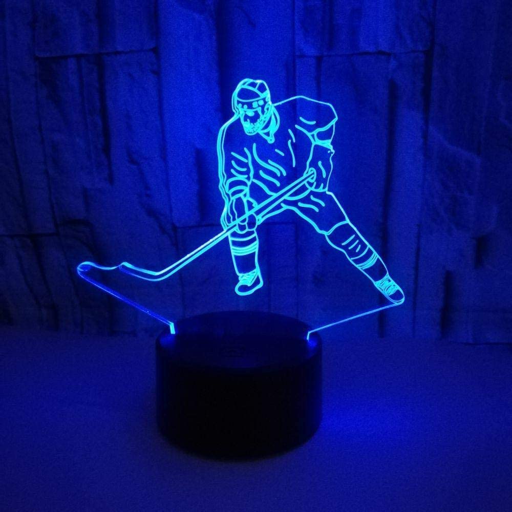 Buy Creative Ice Player Colorful Color Changing 3D Light LED Acrylic ...