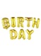 Generic 13-Piece Happy Birthday Letters Hanging Foil Balloon Set 16inch
