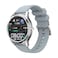 Full Touch Large Display Round Smart Watch Silver