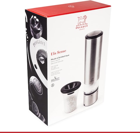 Peugeot Elis Sense Electric U Select Salt Mill, Steel, 20cm, Pg-27179, 8-Inch