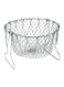Generic Stainless Steel Oil Fry Basket Silver 23X11cm