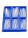 100-Piece False Nail Tips Clear