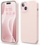 elago Liquid Silicone for iPhone 15 case cover Full Body Protection, Shockproof, Slim, Anti-Scratch Soft Microfiber Lining - Lovely Pink