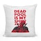 Loud Universe - Dead Pool Spirit Animal White Sequin Throw Pillow with Stuffing Unicorn Funny Dead Pool Fun Home Decor Pillow