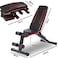 Adjustable Foldable Weight Bench Utility Exercise Workout Bench