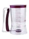 Generic Plastic Batter Dispenser Purple/Clear 17X11X18.5cm