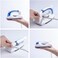 Fitto Travel Iron Portable Steam Iron, Mini Handheld, Non-Stick, Adjustable Temperature, Compact Travel Steamer, White