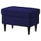 In House Chair Footstool Linen With Elegant Design - Dark Blue - E3