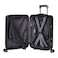 Eminent Hard Case Carry On Luggage Trolley Polycarbonate Alfred Front Loading Lightweight Business Travel Bag with Built in 2 Sided TSA Lock Laptop Compartment and USB Port Suitcase KK50M Black