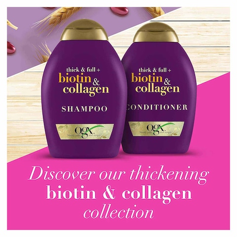 Ogx Thick and Full Plus Biotin and Collagen Conditioner - 385ml