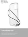 BodyGuardz Carve designed for iPhone 15 Pro MAX case cover with 16 feet Drop Protection with Lanyard - Clear