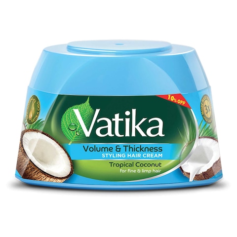 Vatika Naturals Tropical Coconut Styling Hair Cream - 125ml