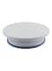 Generic Cake Revolving Stand White/Blue 28X7X28Cm