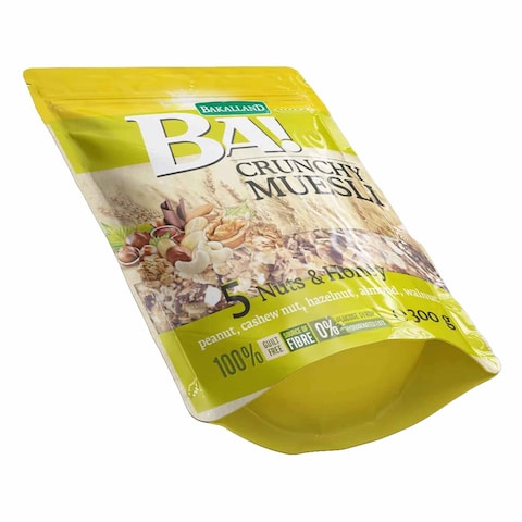 Bakalland BA 5 Nuts And Honey Crunchy Muesli Cereal 300g