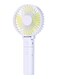 Generic Mini Fan Removable Power Bank USB Rechargeable Foldable Table Fan H25987 White