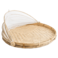 Liying Bamboo Food Tray With Retractable Cover