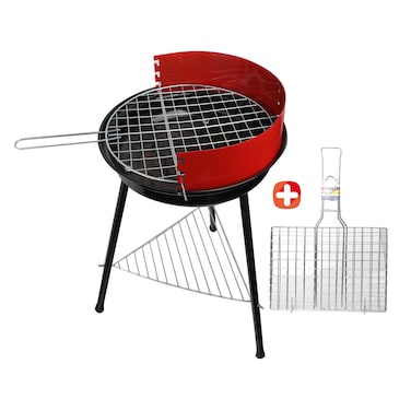 شواية فحم + شبكة شواية سلك