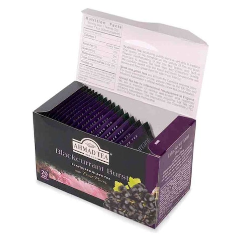 Ahmad Tea Blackcurrant Burst Tea - 20 Bags
