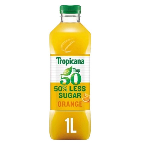 Buy Tropicana Trop 50 Juice Orange 1L Online Carrefour Qatar