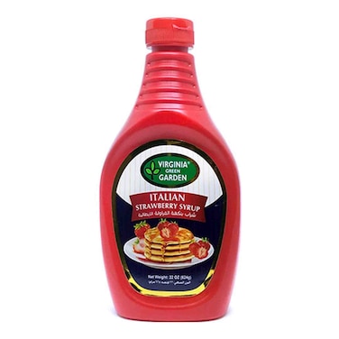 Virginia Green Garden Strawberry Syrup 624g
