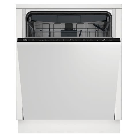 Beko 8 Programs 14 Place Settings Built-In Dishwasher Steel DIN48425