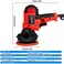 ECVV Electric Polisher Machine 800W Auto Polishing Buffing Machine Adjustable Speed Sander Polish Waxing Tools Car Accessories Furniture Leather Shoes Polishing Tool Red