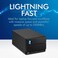 LaCie 2big Dock 40TB External Desk Hard Drive HDD - Thunderbolt and USB4 Compatibility, Data Recovery for Mac and PC (STLG40000400)