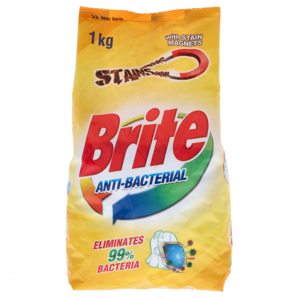 Brite Anti-Bacterial Detergent Powder 1 kg