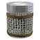 Straw Cover Glass Jar Round 400ml