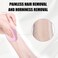 Crystal Hair Eraser,  Painless Crystal Hair Remover Tools, Soft Smooth Skin Fast &amp; Easy Crystal Hair Removal for Men and Women (Pink)
