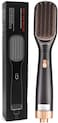 Premium 3 in 1 Hot Air Styler Comb Multi-functional Hair Dryer Hot Air Comb Styler and Volumizer Hair Straightener Electric Curler Comb (BLACK GOLD)