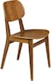 Tramontina Since 1911, Made In Brazil London Armless Chair In Almond-Colored Brazilian Tauari Wood