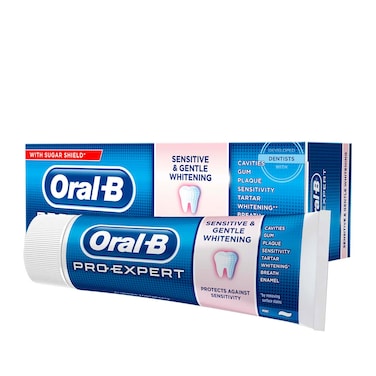 Oral-B Pro-Expert Sensitive and Gentle Whitening Toothpaste 75ml