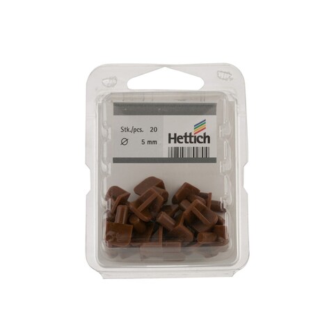Hettich Plastic Shelf Support (5 mm, 20 pcs)