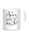 Giftex Anne With An E Printed Mug White/Black 11.5X10.5X10.5cm