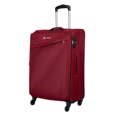 Carlton Lords 4 Wheel Soft Luggage 28x38x58cm Red