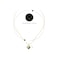 Aiwanto Necklace Neck Chain With Diagonal Pendant Elegant Gold Necklace Beautiful Gift Womens Girls Necklace