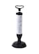 Generic Manual Drain Buster Sink Toilet Plunger Black/White