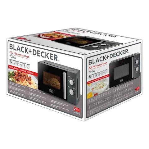 Black &amp; Decker Basic Microwave Oven MZ2015P-B5 Black 20L