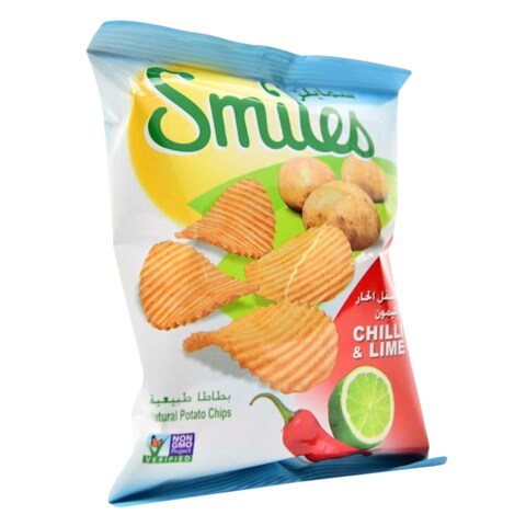 Smiles Chilli And Lime Potato Chips 27g