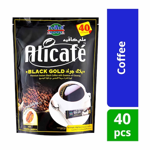 Alicafe Black Gold Premium Coffee - 2.5 gm - 40 Pieces