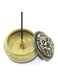 Generic Ceramic Incense Holder Yellow/Gold 3.9 x 2.8inch