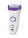 Braun Silk Epil 9 Epilator With Facial Brush White/Purple/Silver